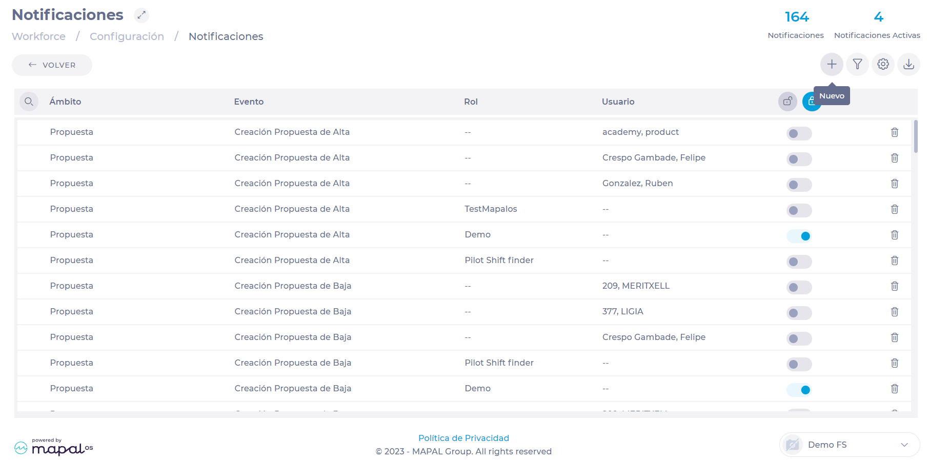 Interface graphique utilisateur, Tableau<br><br>Description générée automatiquement