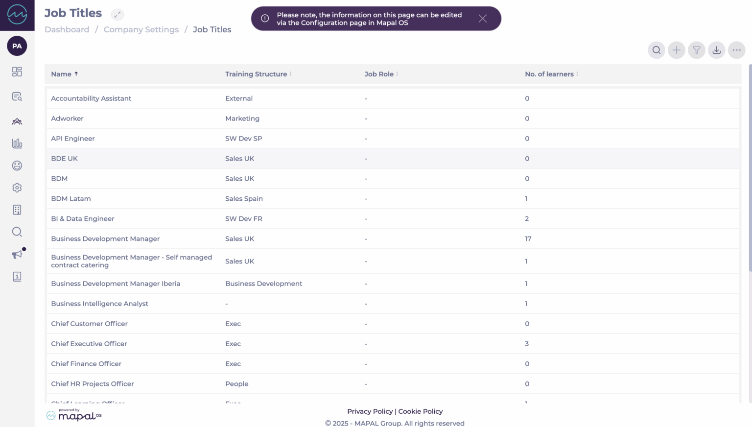 Mapal Youtube Rasm Add and edit job titles - Knowledge Base