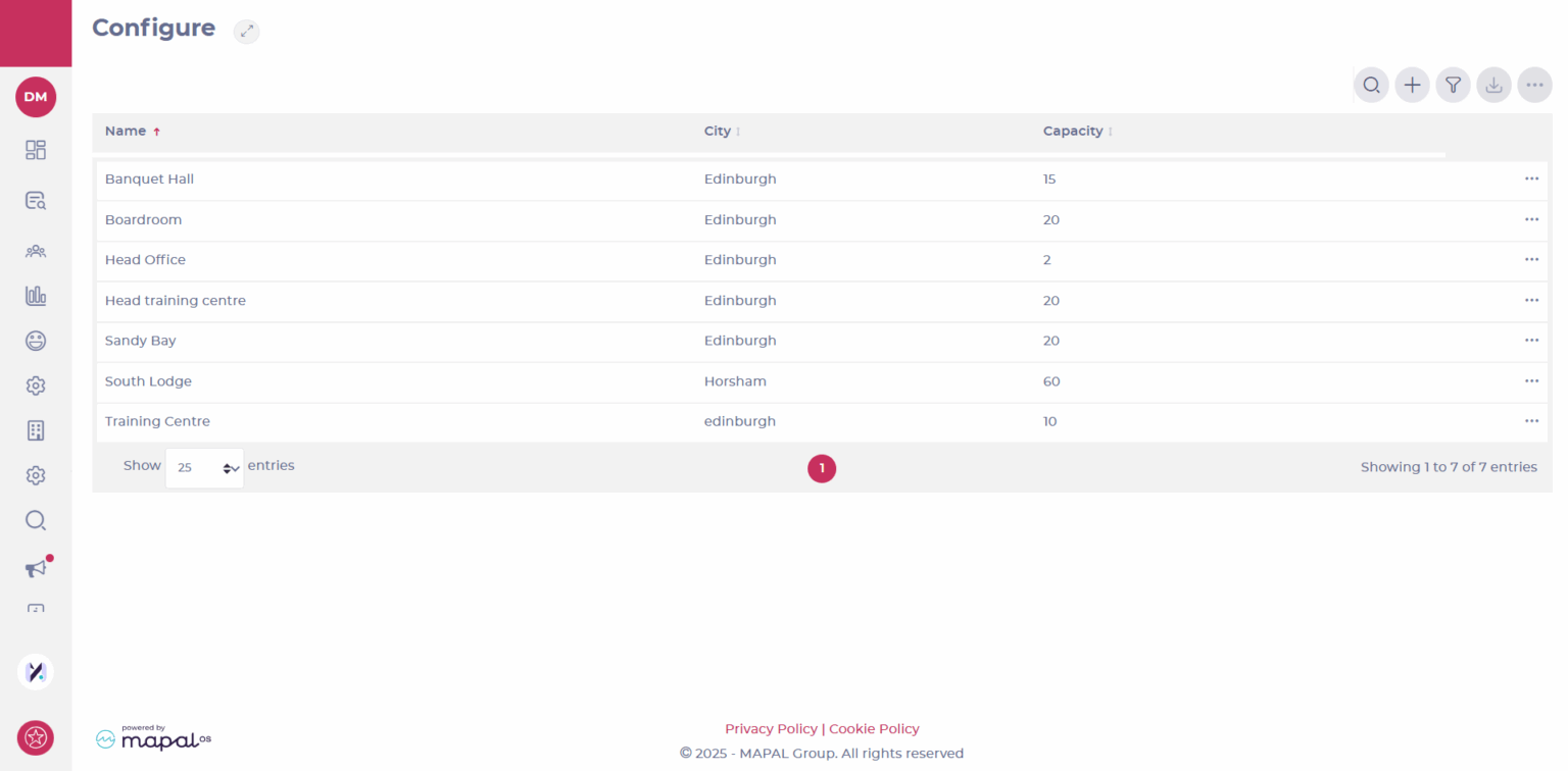 Set up training locations - Knowledge Base