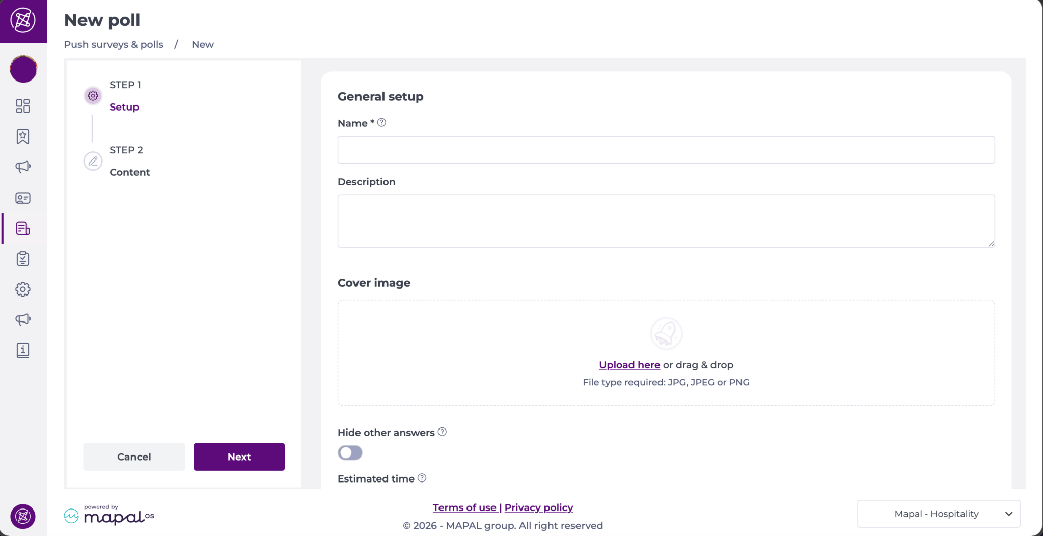 Create a poll - Knowledge Base