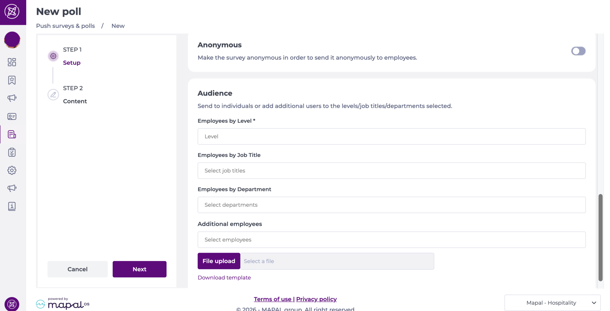 Create a poll - Knowledge Base